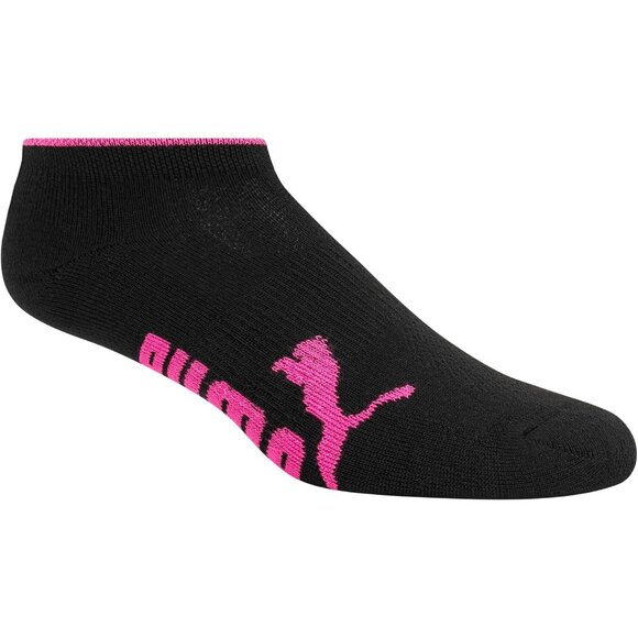 🆕Women Black Six-Pack Ankle-High Runner Half Terry Socks - Picture 5 of 6